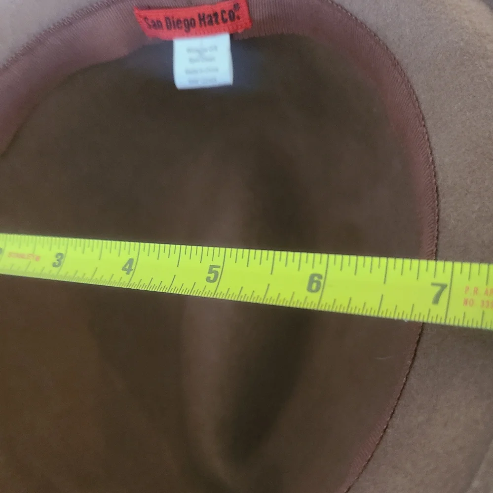 San Diego hat company-100% wool-Feather hat - Picture 8 of 9